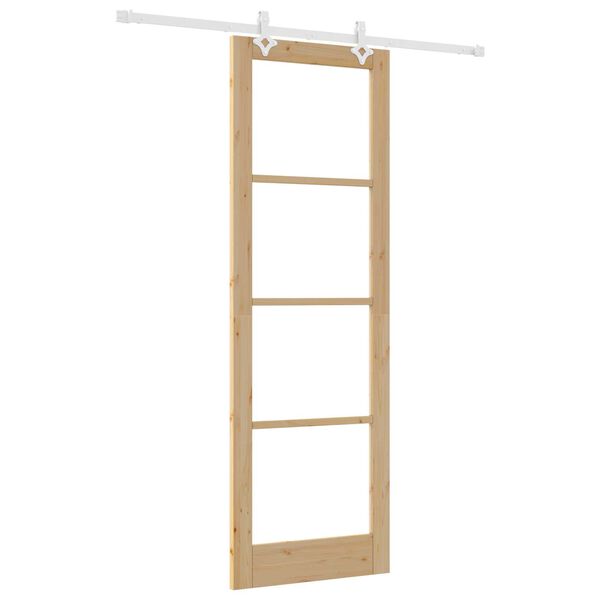 vidaXL Porta Deslizante Natural 78 x 232 cm