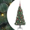 vidaXL &Aacute;rvore de Natal Artificial Pr&eacute;-iluminada com Conjunto de Bolas