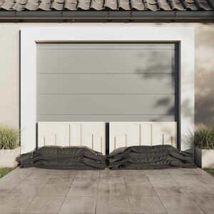vidaXL Sacos de areia 100 pcs 103x25 cm PEAD verde-escuro