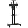 vidaXL Suporte de TV c/ rodas ecr&atilde;s de 32-70" Max VESA 600x400mm 60kg