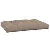 vidaXL Almofad&atilde;o sof&aacute; de paletes 120x80x12 cm tecido cinza-acastanhado
