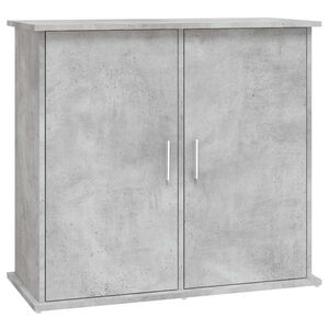 vidaXL Suporte para aqu&aacute;rio 81x36x73 cm, concreto cinza, madeira projetada