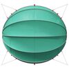 vidaXL C&uacute;pula de Piscina Manual Verde 546 x 516 x 250 cm