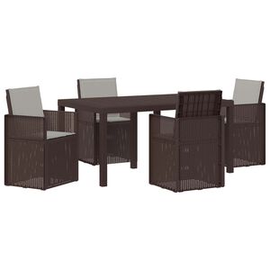 vidaXL Conjunto de Jantar para Jardim 5 unid. PP