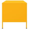 vidaXL Mesa de centro 68x50x50,5 cm aço amarelo mostarda