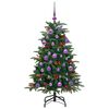 vidaXL &Aacute;rvore de Natal Artificial Verde 120 cm PVC, Metal e Pl&aacute;stico