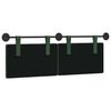 vidaXL Cabeceira Suspensa Liso Verde Selva 150 x 55 x 5 cm