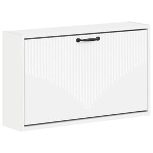 vidaXL Arm&aacute;rio de Sapatos de Parede HOORN 71 x 17 x 43 cm Branco