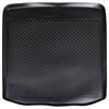vidaXL Tapete de Porta-Malas Preto Borracha