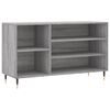 vidaXL Sapateira 102x36x60 cm derivados de madeira cinzento sonoma