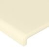 vidaXL Cabeceira de cama 2 pcs couro artificial 72x5x78/88 cm creme