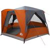 vidaXL Barraca Cabana com telhado Cinza e Laranja 333 x 317 x 194 cm