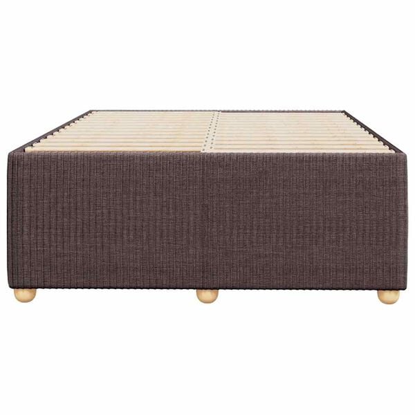 vidaXL Estrutura de cama sem colch&atilde;o 120x190cm castanho escuro