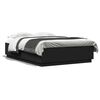 vidaXL Estrutura de cama 140x200 cm derivados de madeira preto