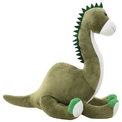 vidaXL Dinossauro brontossauro de peluche verde