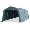vidaXL Tenda para gado remov&iacute;vel PVC 550 g/m&sup2; 3,3x8 m verde escuro