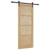 vidaXL Porta Deslizante ORKDAL Castanho 83 x 211 cm