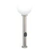 vidaXL Lumin&aacute;ria de poste com tomada, 80 cm, a&ccedil;o inoxid&aacute;vel, IP44