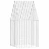 vidaXL Gaiola para Coelhos Prateado 100 x 100 x 210 cm A&ccedil;o Galvanizado