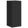 vidaXL Suportes p/ plantas 2 pcs 30x30x70 cm derivados madeira preto