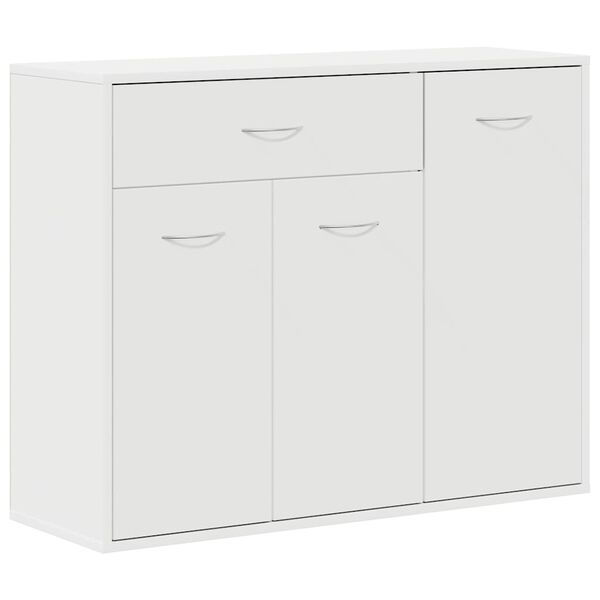 vidaXL Aparador 88x30x70 cm contraplacado branco
