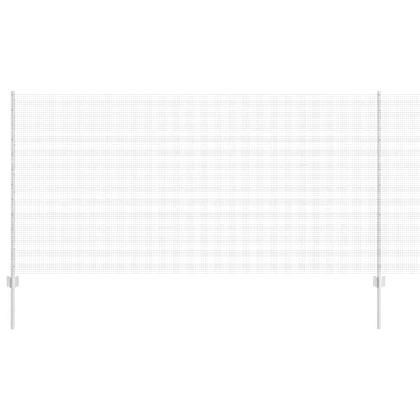 vidaXL Cerca com Poste Prateado 1,2 x 25 m A&ccedil;o