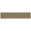 vidaXL Tapetes de &aacute;rea Natural e Preto 80 x 400 cm Juta