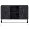 vidaXL Buffet Preto 105 x 30 x 68 cm