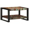 vidaXL Mesa de centro multicor 70x50x38 cm madeira maci&ccedil;a recuperada