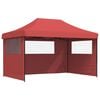 vidaXL Tenda para festas pop-up dobr&aacute;vel com 3 paredes laterais bord&ocirc;