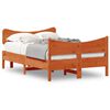 vidaXL Cama sem colch&atilde;o 120x200 cm madeira pinho maci&ccedil;a castanho-mel