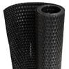 vidaXL Tela de varanda 600x100 cm vime PE preto