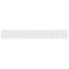 vidaXL Cortina de Renda Branco 120 x 1200 cm Poli&eacute;ster
