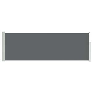 vidaXL Toldo Lateral Retr&aacute;til Antracite 500 x 100 cm Poli&eacute;ster