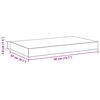 vidaXL Prateleiras de parede suspensas 2 pcs 40x23x3,8cm MDF branco