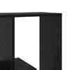 vidaXL Gabinete de Livros Carvalho Preto 67 x 25 x 162 cm