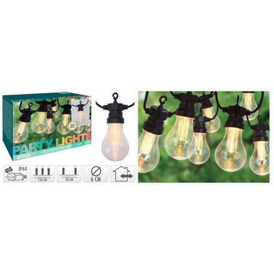 ProGarden Iluminação de jardim 10 lâmpadas LED 3,2 V
