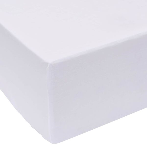 vidaXL Len&ccedil;ol Branco 200 x 160 cm Algod&atilde;o