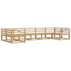 vidaXL Conjunto de Sof&aacute;s para Exterior 7 pcs Branco