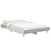 vidaXL Estrutura cama 120x190 cm derivados de madeira cinzento sonoma