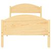 vidaXL Estrutura de cama com 2 gavetas 100x200 cm pinho maci&ccedil;o