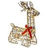 vidaXL Rena de Natal 3D LOVIISA 280 LED Branco quente 55 x 22 x 63 cm