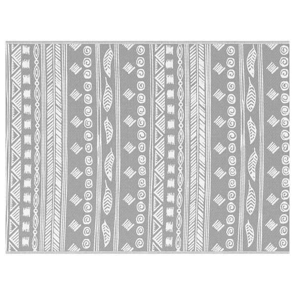 vidaXL Tapete para Outdoor ARAKIL Cinzeto 300 x 400 cm PP