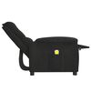 vidaXL Poltrona elevat&oacute;ria de massagens tecido de microfibra preto