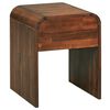 vidaXL Mesa de cabeceira em madeira de ac&aacute;cia maci&ccedil;a 41,5x42x52 cm