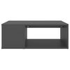 vidaXL Mesa de centro 90x67x33 cm contraplacado cinzento