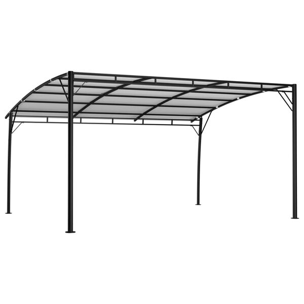 vidaXL Toldo para-sol de jardim 4x3x2,55 m cor creme