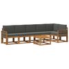 vidaXL Conjunto de Sof&aacute;s para Exterior 7 unid. 6 lugar