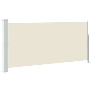 vidaXL Toldo lateral retr&aacute;til 140x314 cm creme
