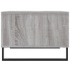 vidaXL Mesa de centro 60x50x36,5 cm derivados de madeira cinza sonoma